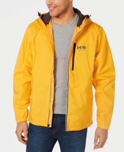 Hawke & Co. Outfitter Men's Hooded Rain Jacket In Yellow | ModeSens