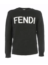 FENDI LOGO EMBROIDERED SWEATER,11504794