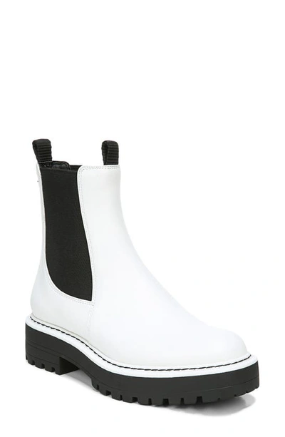 Sam Edelman Laguna Waterproof Lug Sole Chelsea Boot In White