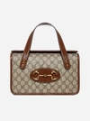 GUCCI 1955 HORSEBIT GG SUPREME FABRIC HANDLE BAG