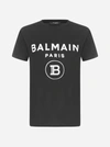 BALMAIN LOGO COTTON T-SHIRT