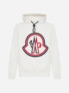 MONCLER LOGO COTTON HOODIE