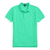 Ralph Lauren Classic Fit Mesh Polo Shirt In Sunset Green