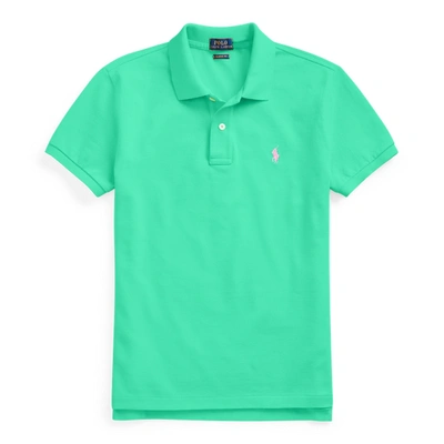 Polo Ralph Lauren Classic Fit Mesh Polo Shirt In Sunset Green