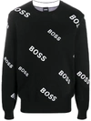 HUGO BOSS ALL-OVER PRINT JUMPER