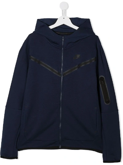 Nike Kids' Zip-up Hoodie In Blue