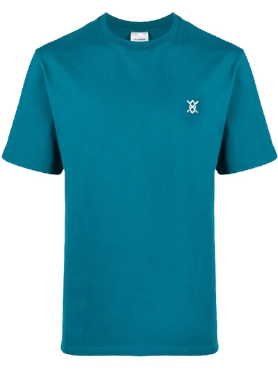 Daily Paper Embroidered Logo T-shirt In Blue
