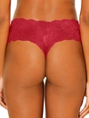 Cosabella Never Say Never Comfie Cutie Thong In Deep Ruby