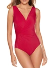 Miraclesuit Twisted Sisters Esmerelda One-piece Swimsuit In Grenadine