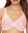 Wacoal Halo Lace Convertible Bra In Lilac Snow