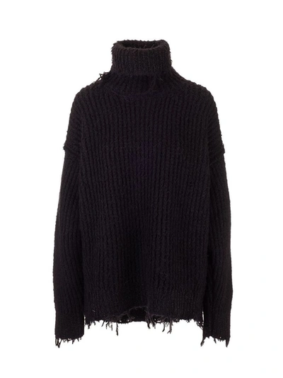 Moncler Women's Black Wool Sweater