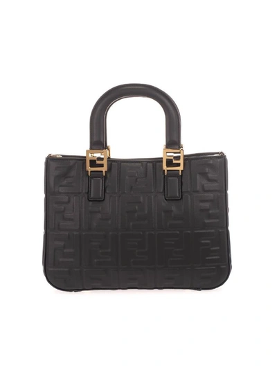 Fendi Women's 8bh367a72vf0kur Black Leather Handbag