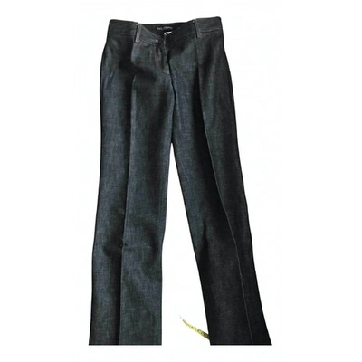 Pre-owned Dolce & Gabbana Straight Jeans In Black