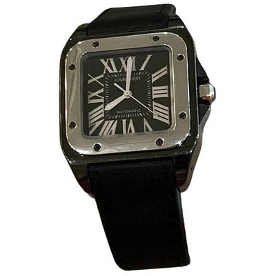 Pre-owned Cartier Santos 100 Watch In Other