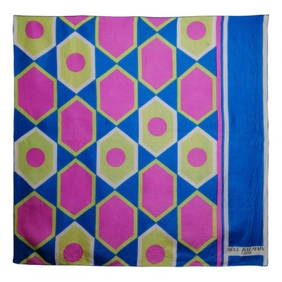 Pre-owned Balmain Multicolour Silk Silk Handkerchief