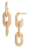 Jenny Bird Toni Link 14kt Gold-dipped Drop Earrings In Gold