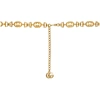 GUCCI GOLD ENGRAVED GG CHAIN BELT