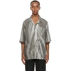 NICHOLAS DALEY GREY ALOHA SHORT SLEEVE SHIRT