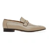 GUCCI BEIGE HORSEBIT DRACMA LOAFERS