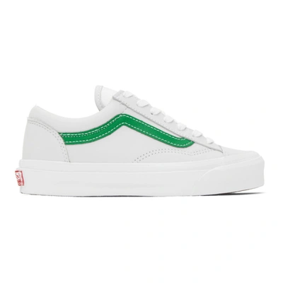 Vans 灰白色 And 绿色 Og Style 36 Lx 运动鞋 In White
