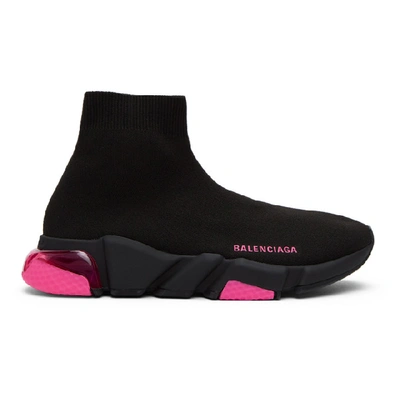 Balenciaga 黑色 Speed 2.0 高帮运动鞋 In Black