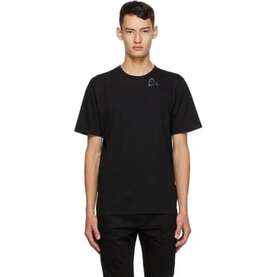 Saint Laurent Illustrated Motif-print T-shirt In Black