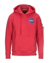 Alpha Industries Sweatshirts In Red