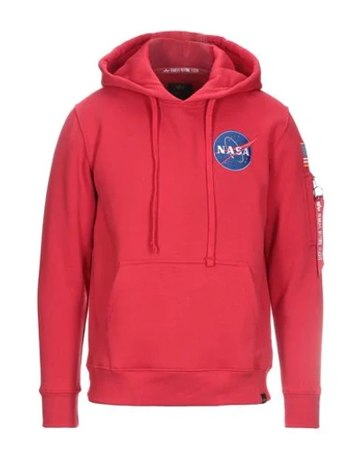 Alpha Industries Sweatshirts In Red