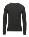 Grey Daniele Alessandrini Sweaters In Dark Green