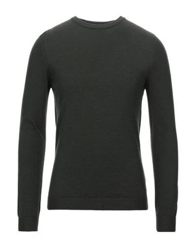 Grey Daniele Alessandrini Sweaters In Dark Green