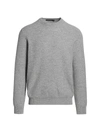 ERMENEGILDO ZEGNA CASHMERE CREW SWEATER,400012285711