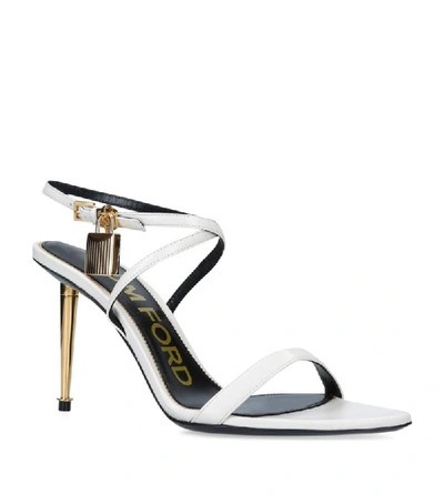 Tom Ford Leather Padlock Sandals 85