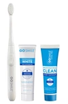 GO SMILER ON THE GO SONIC TOOTHBRUSH & WHITENING SET,GS493W