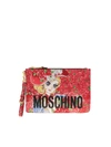 MOSCHINO MARIE ANTOINETTE ANIME CLUTCH IN RED