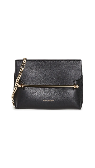 Strathberry Stylist' Leather Clutch In Black