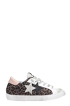 2STAR SNEAKERS IN ANIMALIER LEATHER,11505174