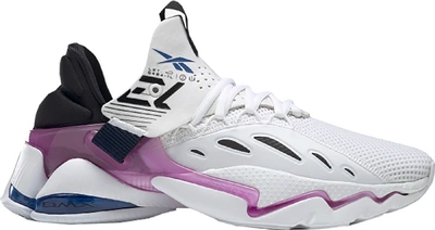 Pre-owned Reebok Dmx Elusion 001 Ft Low White In White/black-humble Blue
