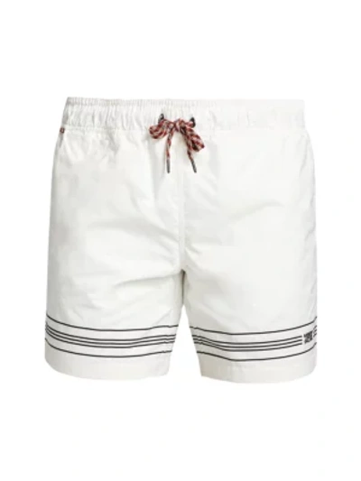 Burberry 白色 Martin 泳裤 In White