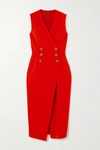 BALMAIN CREPE MIDI DRESS