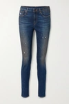 R13 ALISON DISTRESSED HIGH-RISE SKINNY JEANS