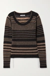 ACNE STUDIOS WHIPSTITCHED STRIPED KNITTED SWEATER