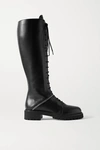 Giuseppe Zanotti Low Heels Boots In Black Leather In Black