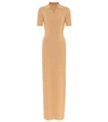 JACQUEMUS LA dressing gown MAILLE POLO MAXI DRESS,P00482673