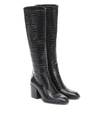 AEYDE CHARLIE LEATHER KNEE-HIGH BOOTS,P00493635