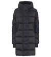 Canada Goose Alliston Padded Drawstring-hood Shell-down Coat In Black