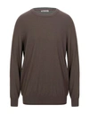 Brunello Cucinelli Sweaters In Brown