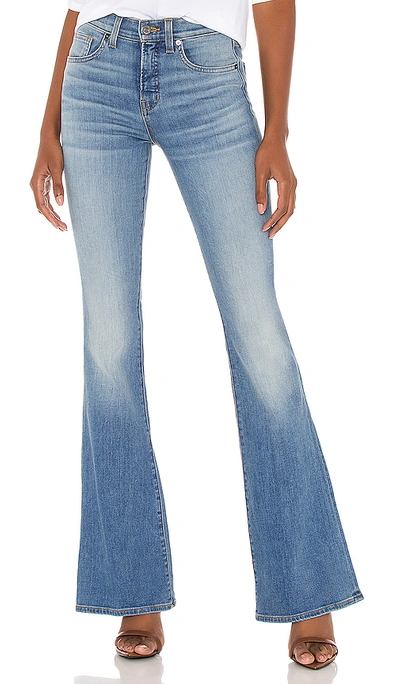 Veronica Beard Beverly High Rise Skinny Flare Jean In Beacon
