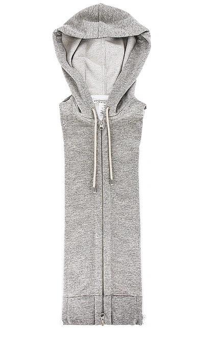 Veronica Beard Hoodie Dickey In Heather Grey