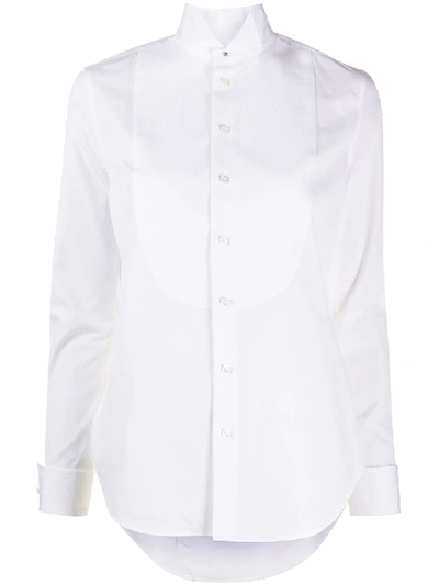 Polo Ralph Lauren Wingtip-collar Tuxedo Shirt In White