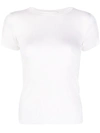 Polo Ralph Lauren Ribbed Cashmere T-shirt In Neutrals